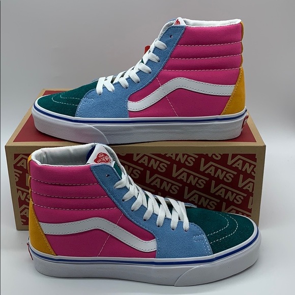 VERY SK-8-HI Suede/Canvas Multi/Brig men’s - Picture 13 of 16